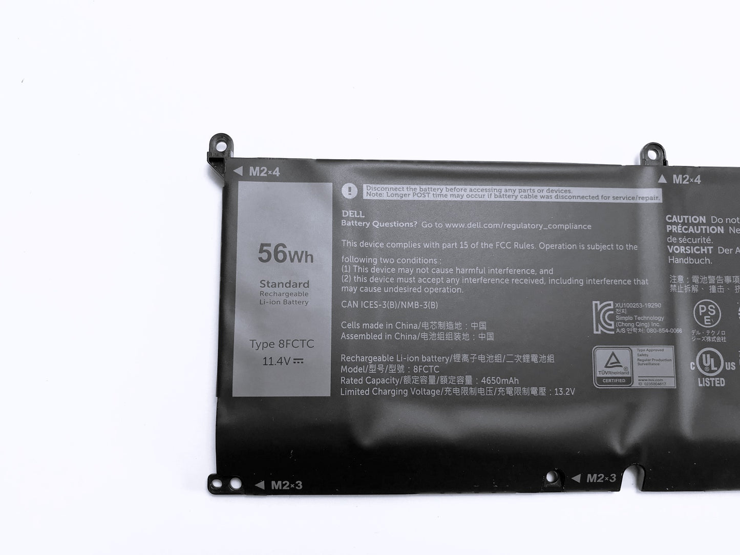New genuine replacement  Dell XPS 9500, 9510, 9520, Alienware M15 R3/5/6, G5/G7 Inspiron 7610 +++ 56Wh Battery Dell