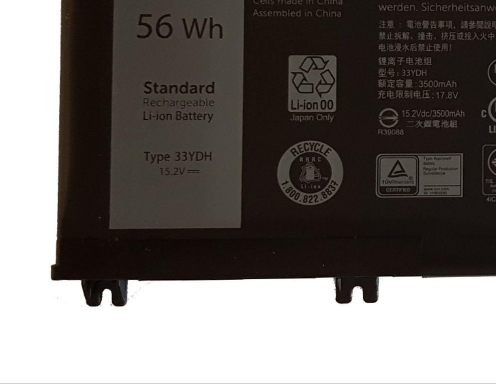 Dell Latitude 3380 3400 3480 3490 3500 3580 3590 4-Cell Battery 7FHHV 33YDH replacement battery for dell