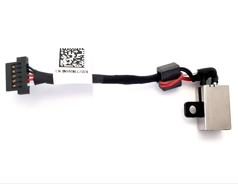 thumbnail interactive-video image 1 of Replacement DC Power Jack With Cable Harness For Dell XPS 12 (Models NVR98, 9Q23, 9Q33) – AC Charging Port 1 of 2
