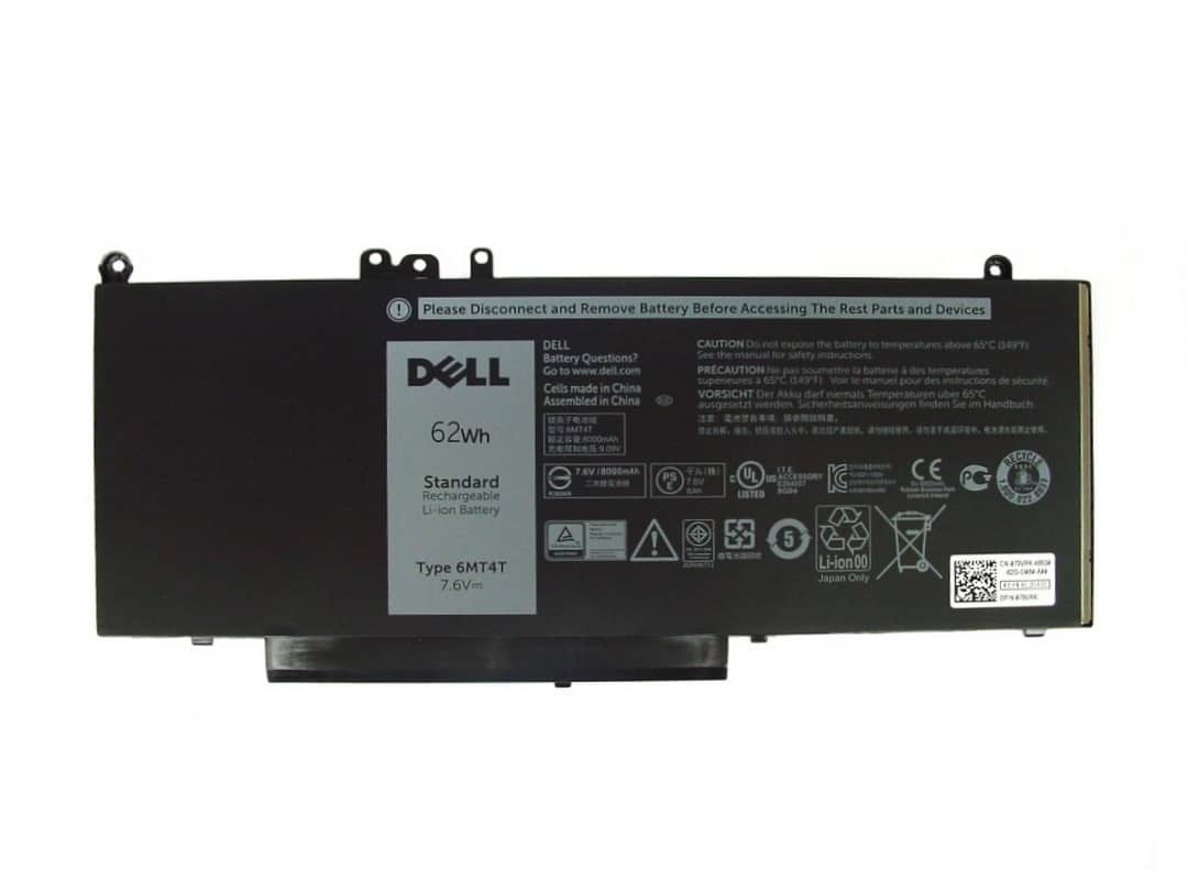 Dell Latitude E5270, E5470, E5570, E5450, E5550, E5570, 6MT4T, 7V69Y, Not Compatible For G5M10 51wh Laptop Battery 7 6 V 7750mah 62wh Dell Latitude E5270, E5470, E5570, E5450, E5550, E5570, 6MT4T, 7V69Y, Not Compatible For G5M10 51wh Laptop Battery 7 6 V 7750mah 62wh