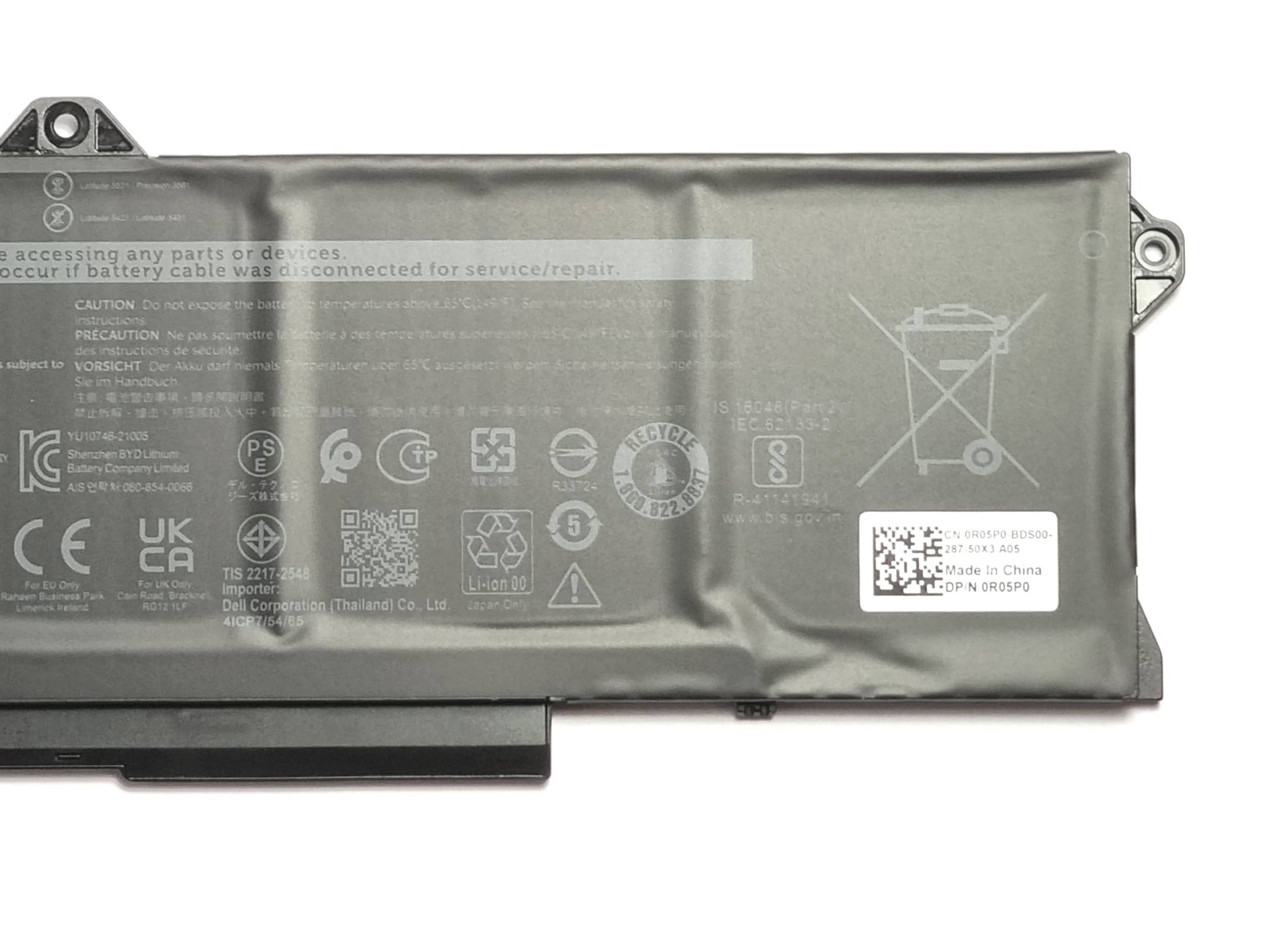 Genuine replacement Dell Latitude  5421 5521 5431 5531 4 Cell 64WH Battery GRT01 R05P0