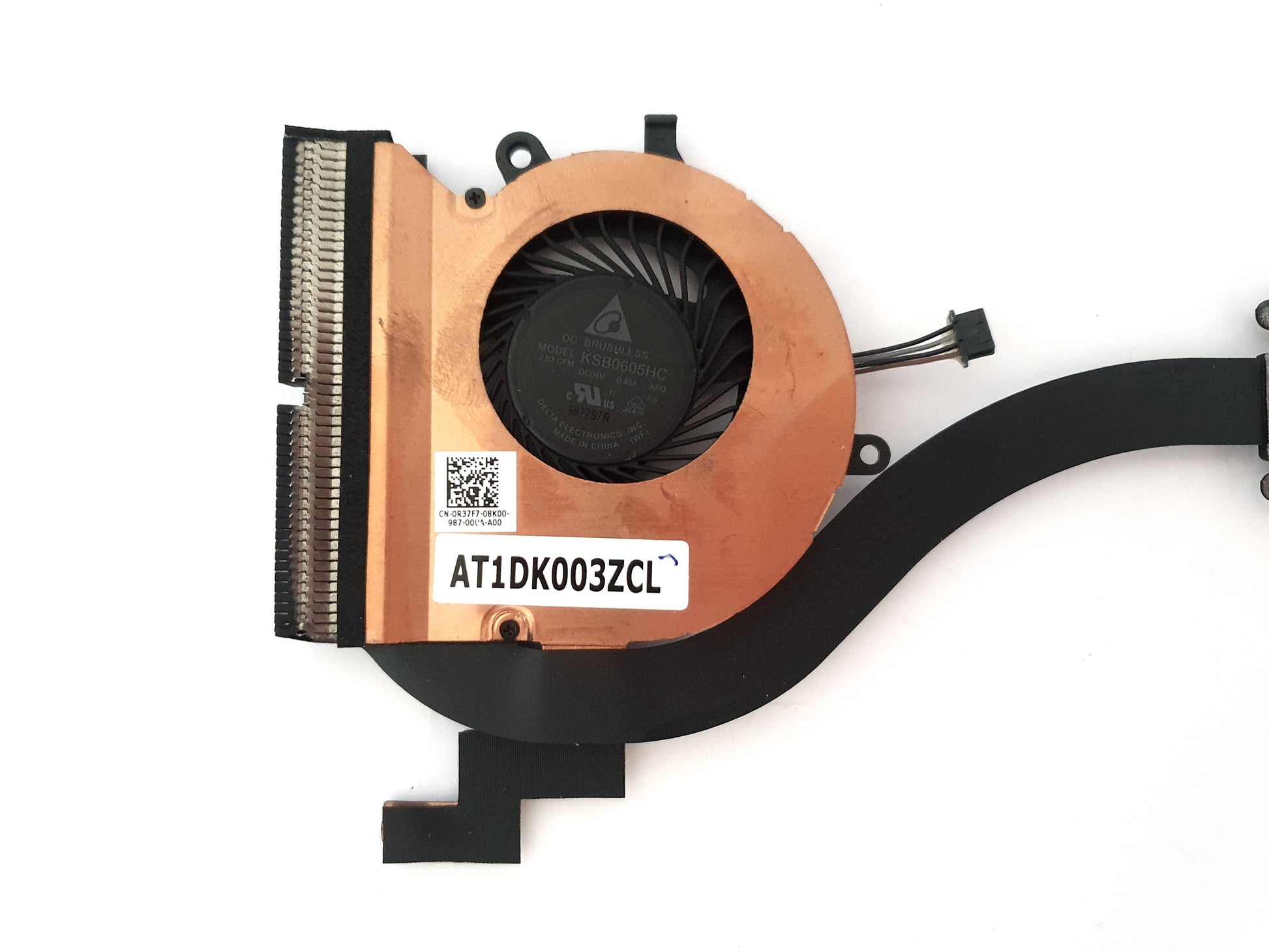 Dell Latitude 12 E7270 Laptop CPU Cooling Fan and Heat Sync R37F7 | Black Cat PC