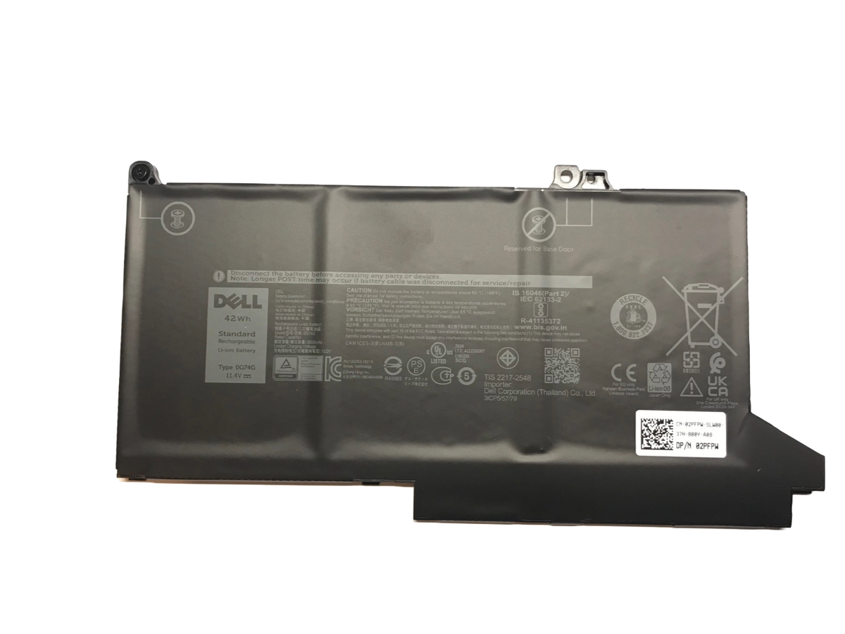 7300 Battery Dell Latitude 5300 7300 7400 4 Cell 42Wh laptop battery 0G74G 2PFPW ...
