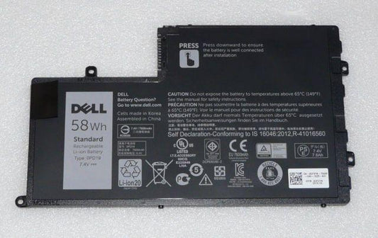 Dell Inspiron / Latitude 4 Cell Laptop Battery 58wh 0PD19, 2GXTM, 451-BBJY Dell