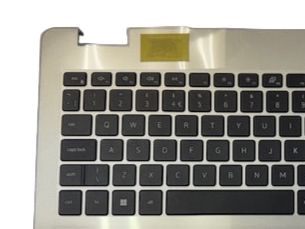 Genuine replacement Dell Inspiron 5593 Silver UK Keyboard Palmrest Assembly 3WW7X 03WW7X
