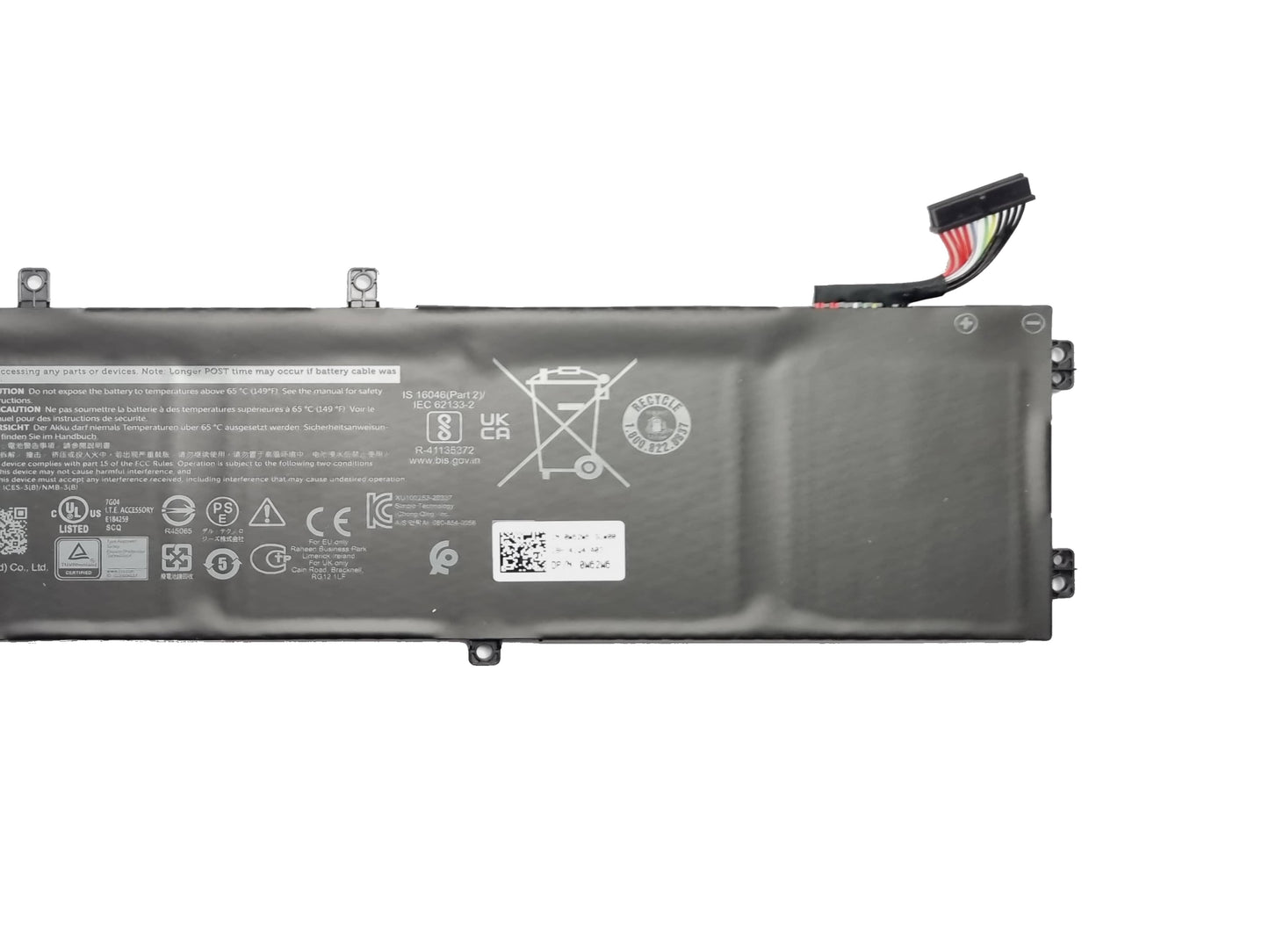 genuine Dell XPS 7590 & Precision 5540 Type 4K1VM W62W6 XYCW0  6 Cell 97WH Battery