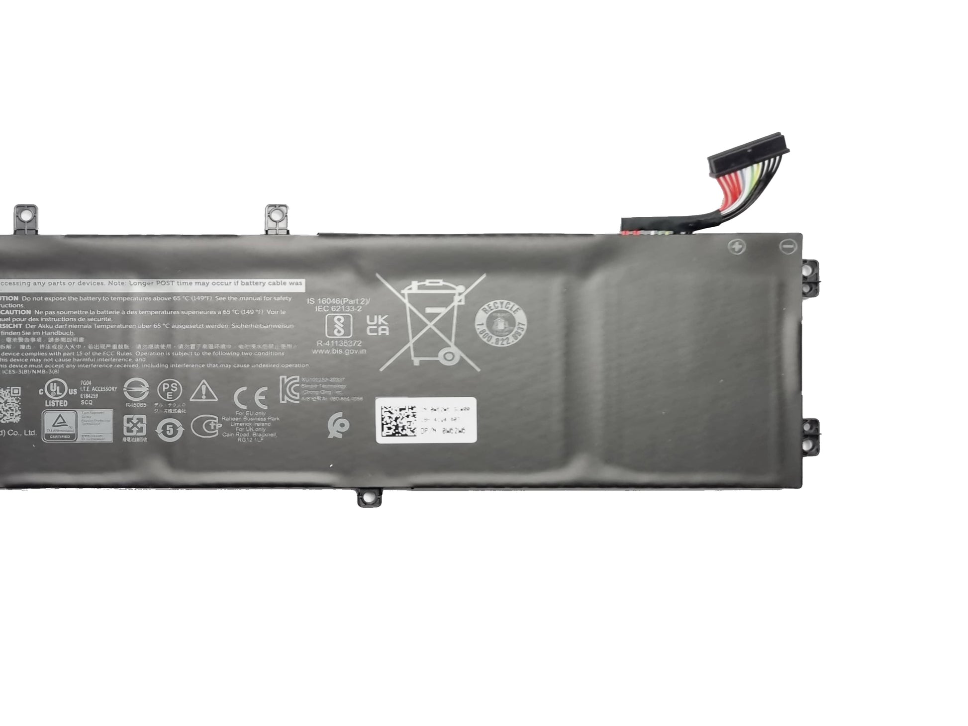 15.2V 3HWPP Battery For Dell Inspiron 7706 2-in-1 Black Inspiron 17 - Foto 8