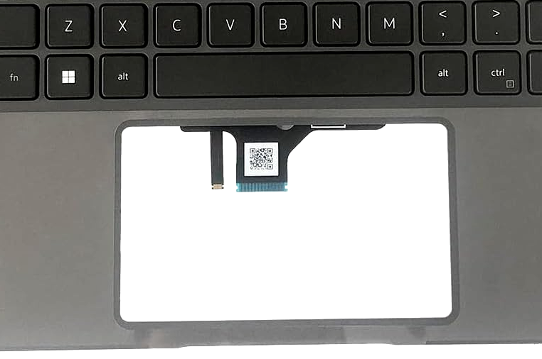 Genuine replacement Dell Latitude 14 3440 Palmrest with UK Layout & Backlit Keyboard R2DCD 0R2DCD