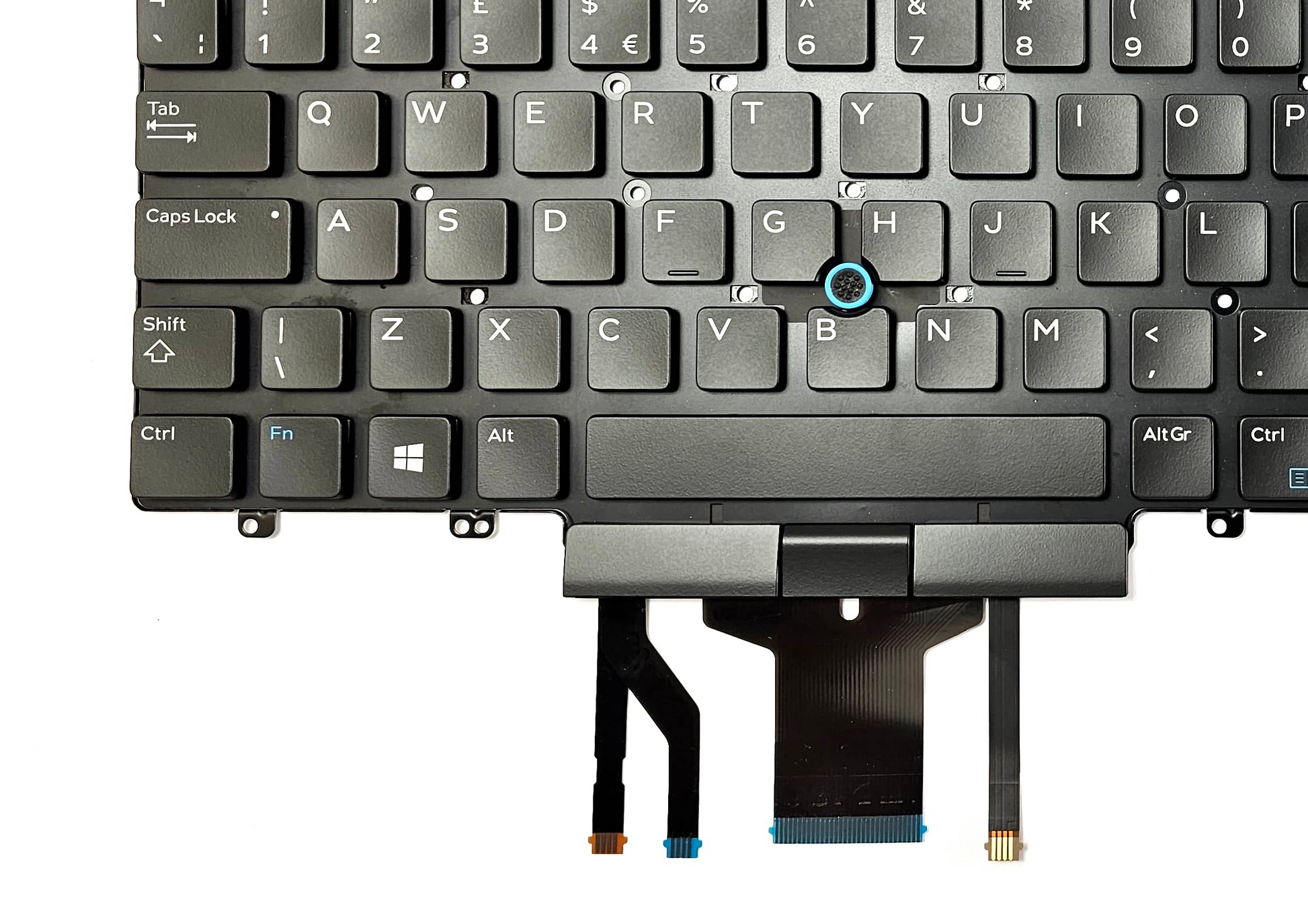 Dell Latitude E5550 E5570 E5580 5590 UK QWERTY Backlit Keyboard FP37Y genuine replacement 