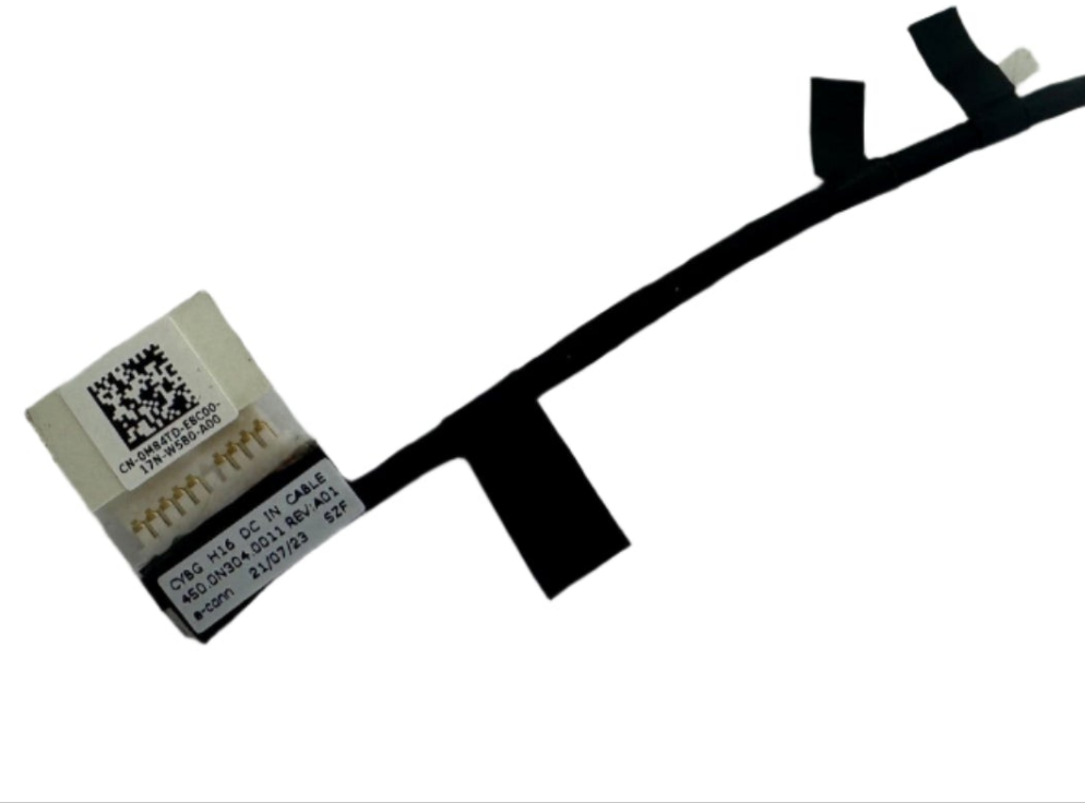 Genuine DC Socket Cable For Dell Inspiron 7610 (3 fan variant) Charging Port  M84TD 0M84TD