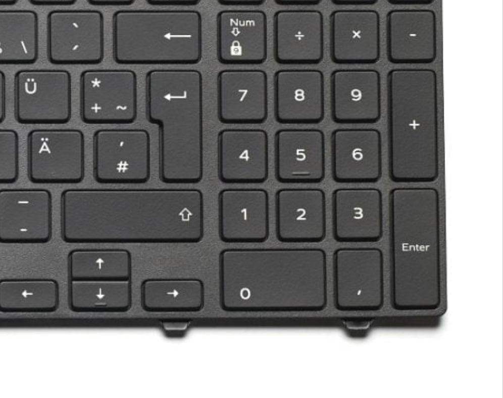 Dell Inspiron 15 3541 3542 3543 DE Qwertz Laptop Tastatur H6HJ6 Black new replacement 