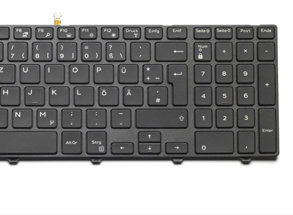 Genuine Dell Inspiron 15 3541 3542 3543 DE Qwertz Laptop Tastatur H6HJ6