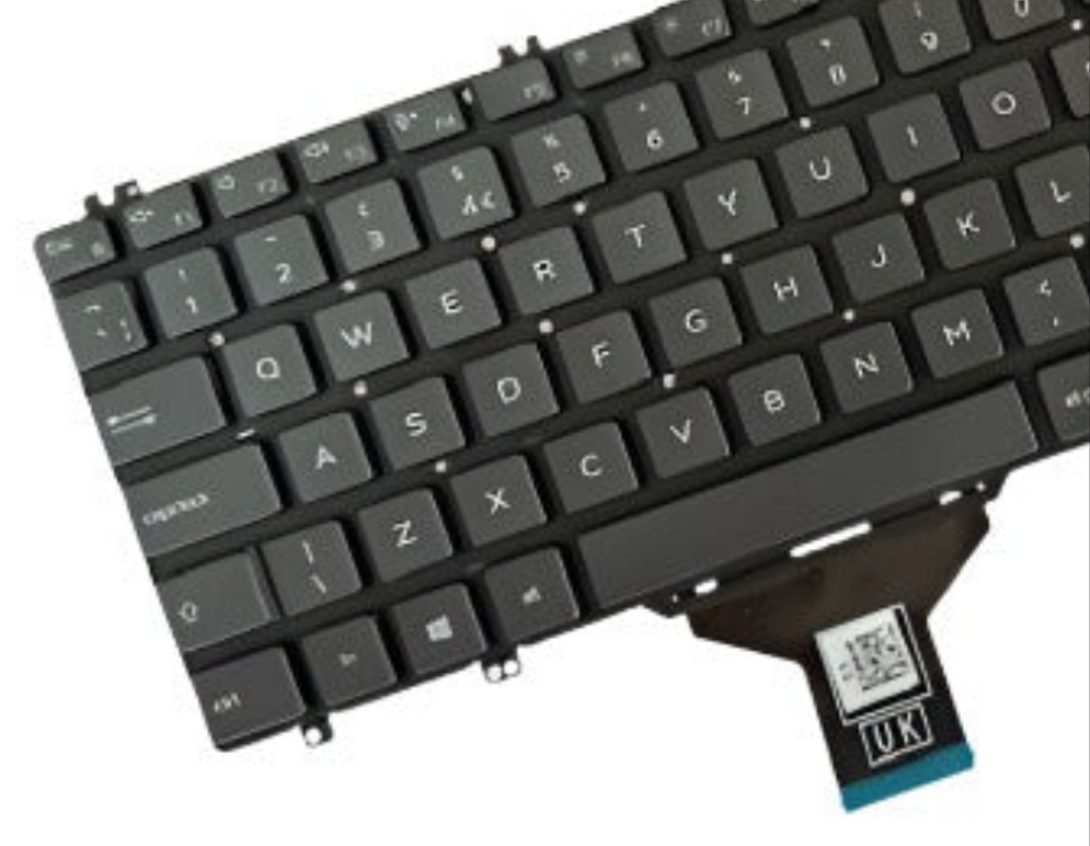Dell Latitude Single Pointing 5500 5510, Precision 3541, 3551 UK QWERTY Keyboard RH51H UK laptop keyboard