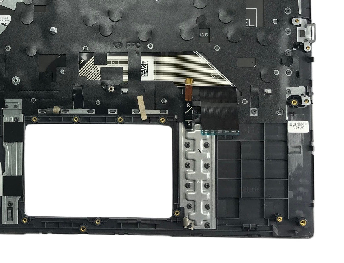 OEM genuine Dell Latitude 14 3410 Grey Palmrest Keyboard Assembly  2C8TG (0MC2P + NWD23)