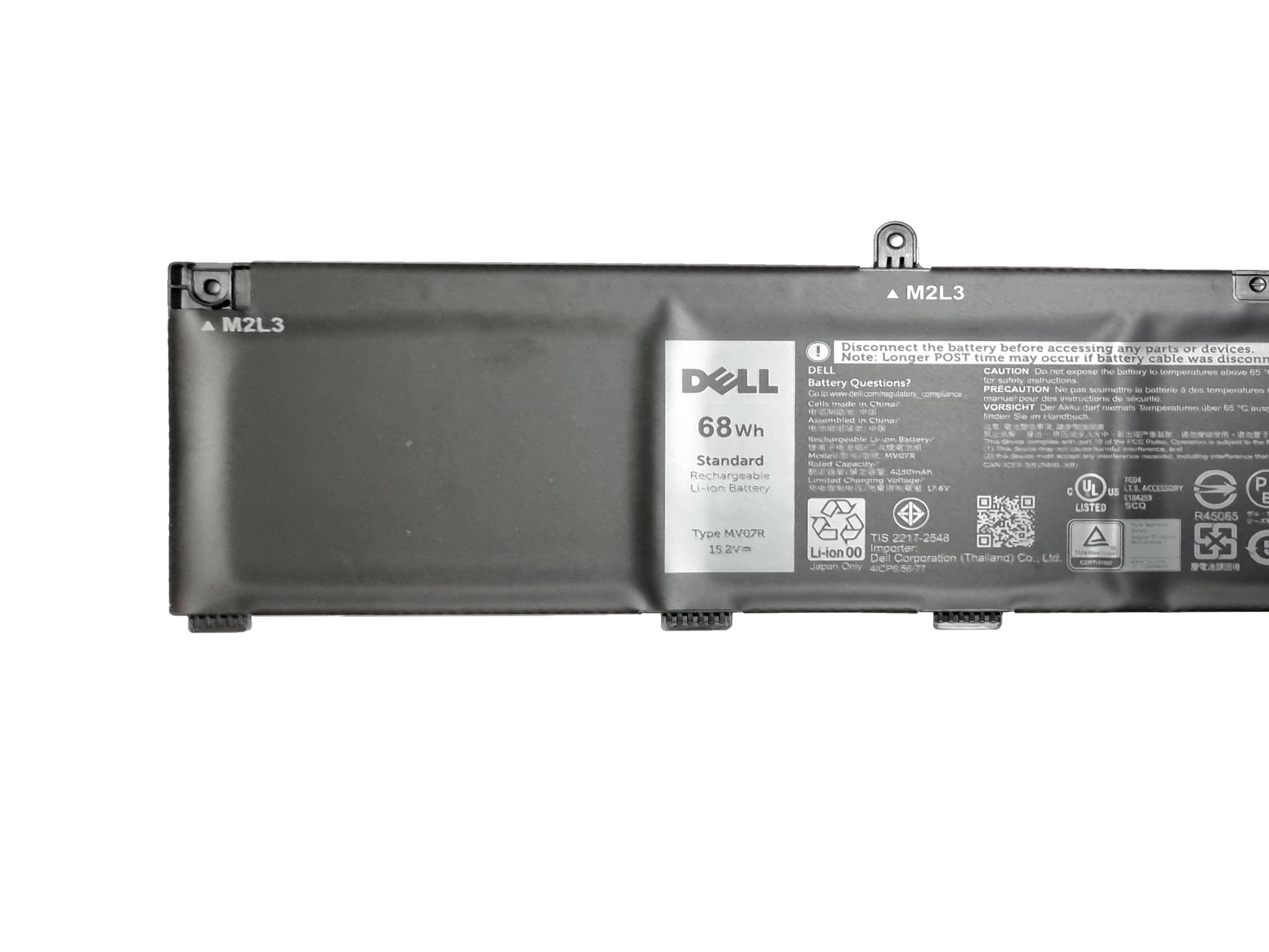 Dell G315 3500 G5 5500 5505 SE 68Wh Laptop Battery MV07R 72WGV Dell