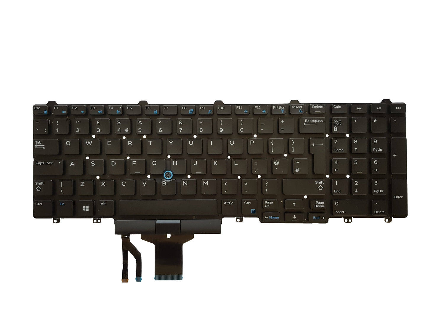 Dell Latitude E5550 E5570 E5580 5590 UK QWERTY Keyboard 0JX78 | Black Cat PC