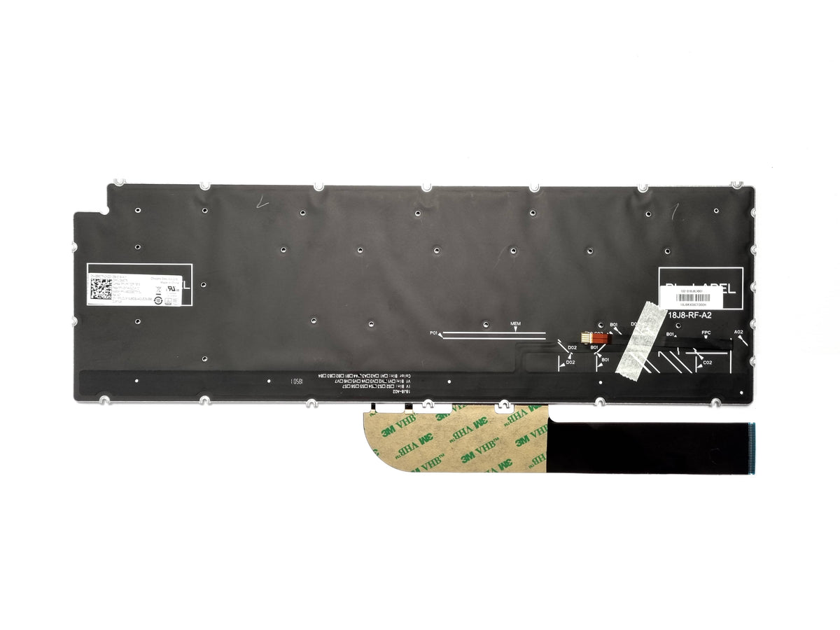 Tastiera Retroilluminata Per Dell Latitude 3510, E3510, Vostro 5590, 7590 – Nero – Layout QWERTZ - Foto 1