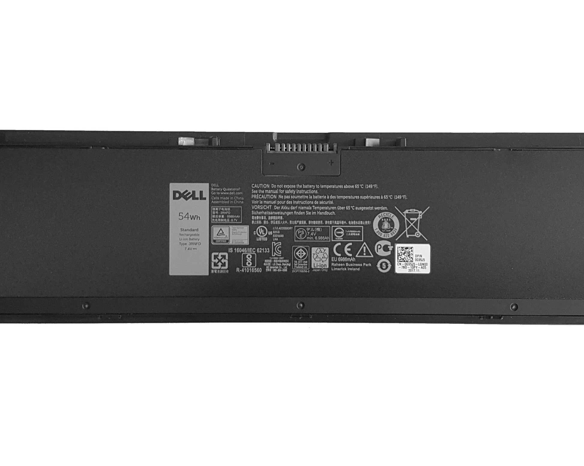 DELL Latitude E7440 and E7450 54Wh 4 Cell Laptop Battery 3RNFD | Black Cat PC
