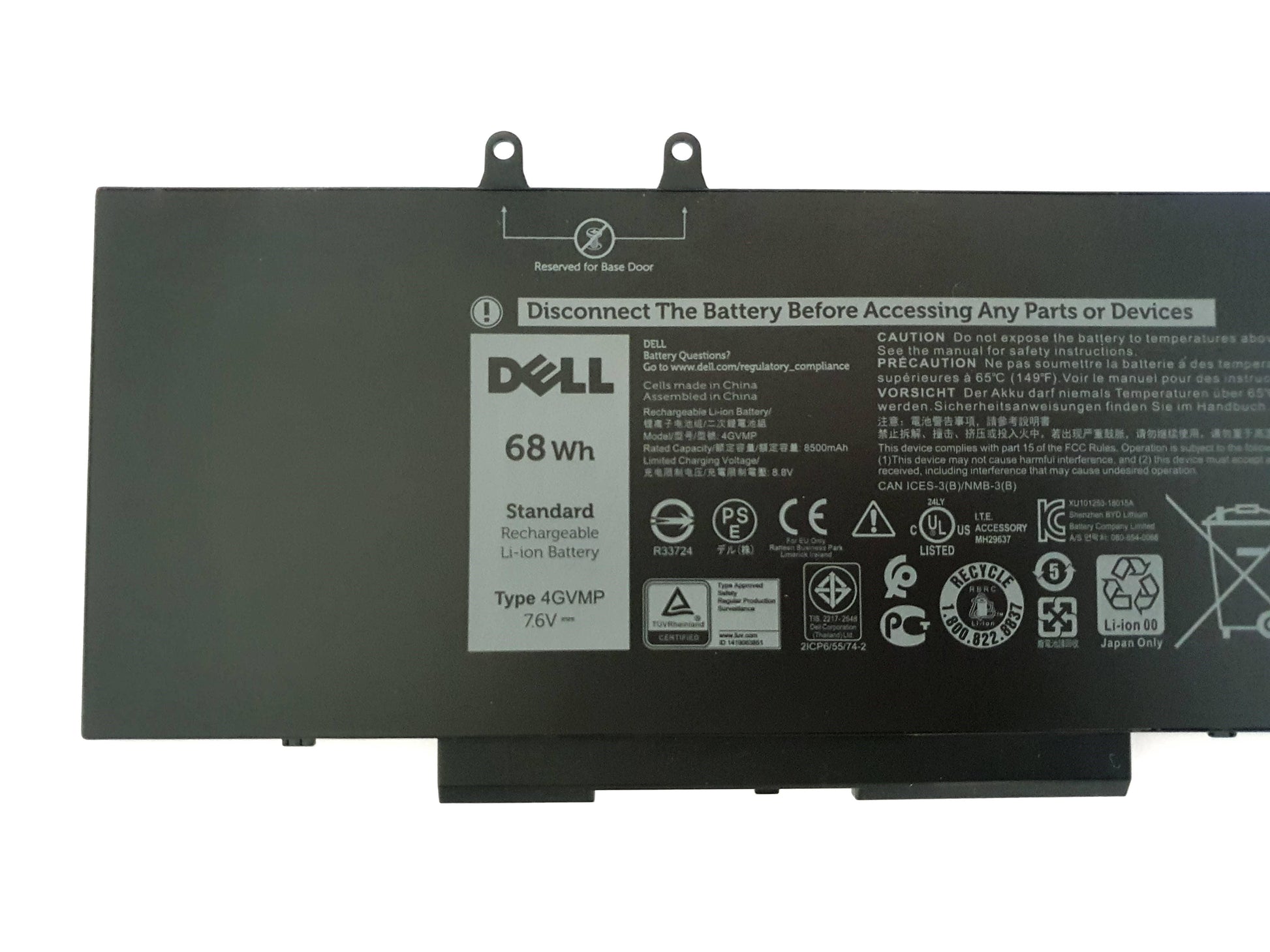 Dell Latitude 5400 5500 5410 5510 Battery
