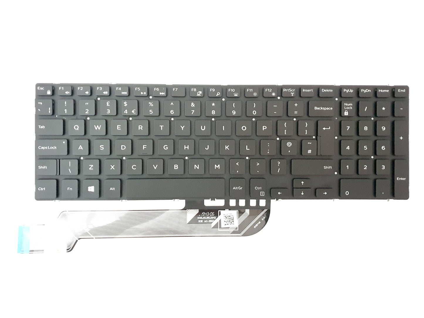 Dell Inspiron 5565 5567 5767 7567 7577 UK Layout Backlit Keyboard 9J9KG | Black Cat PC