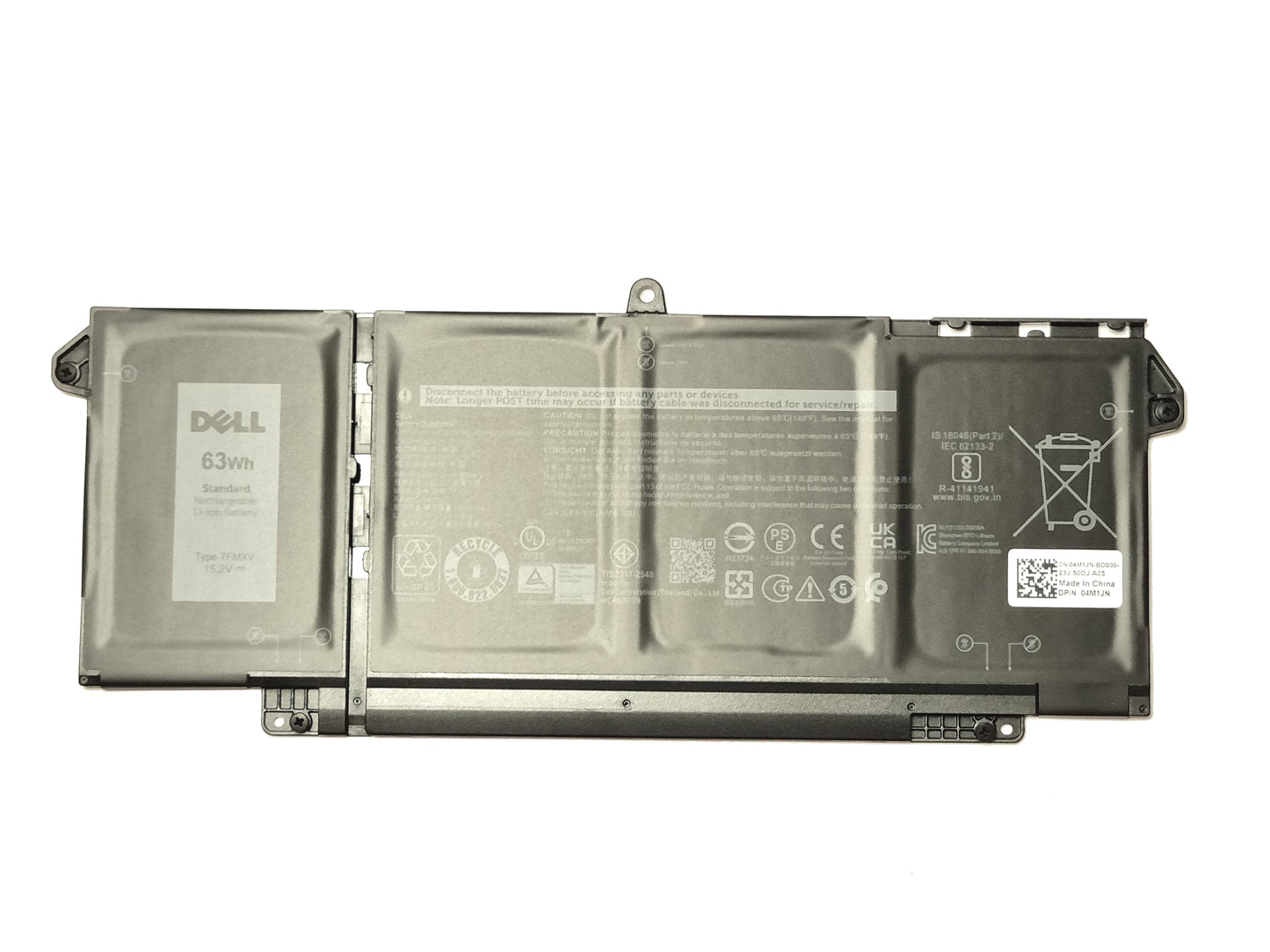 New Dell Latitude 13 5320 7320 14 7420 15 7520 Battery 4 Cell 63Wh 7FMXV 1PP63
