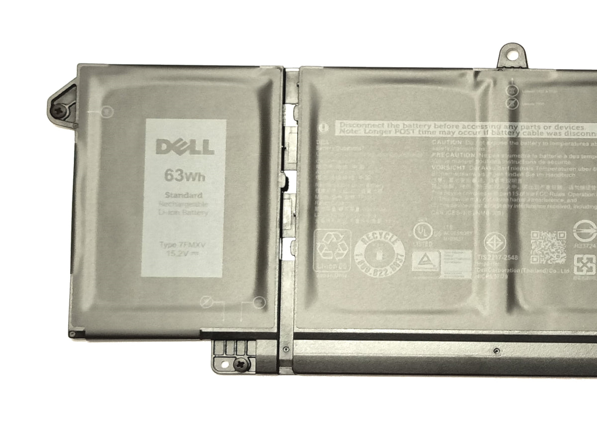 7fmxv Battery Modal Dell Latitude 5320 7320 7420 15 7520 Battery 4 Cell 63Wh 7FMXV 1PP63 ...