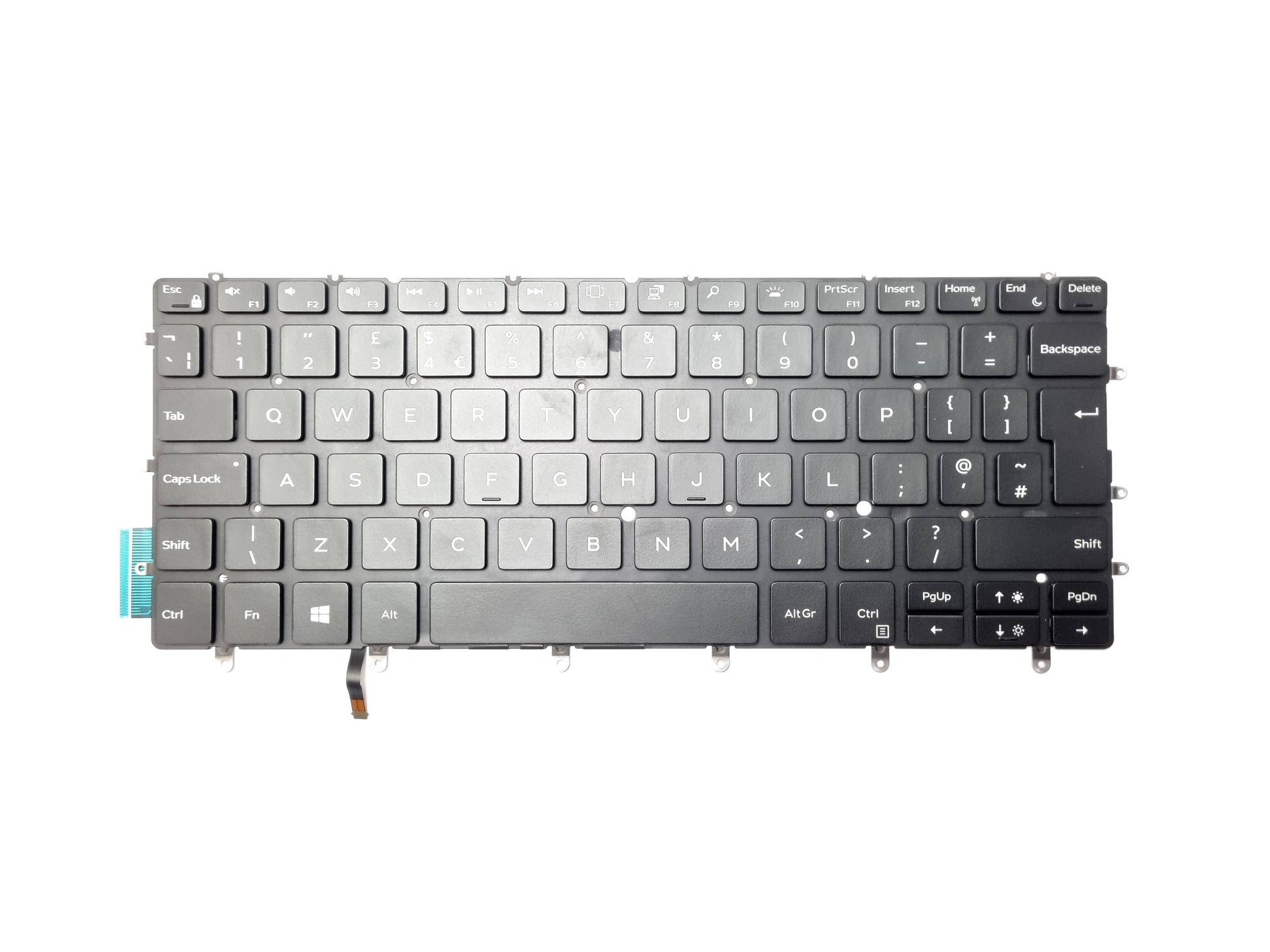 Dell XPS 13 7390, 9305 UK Layout Backlit Keyboard with £ 82FHM 082FHM