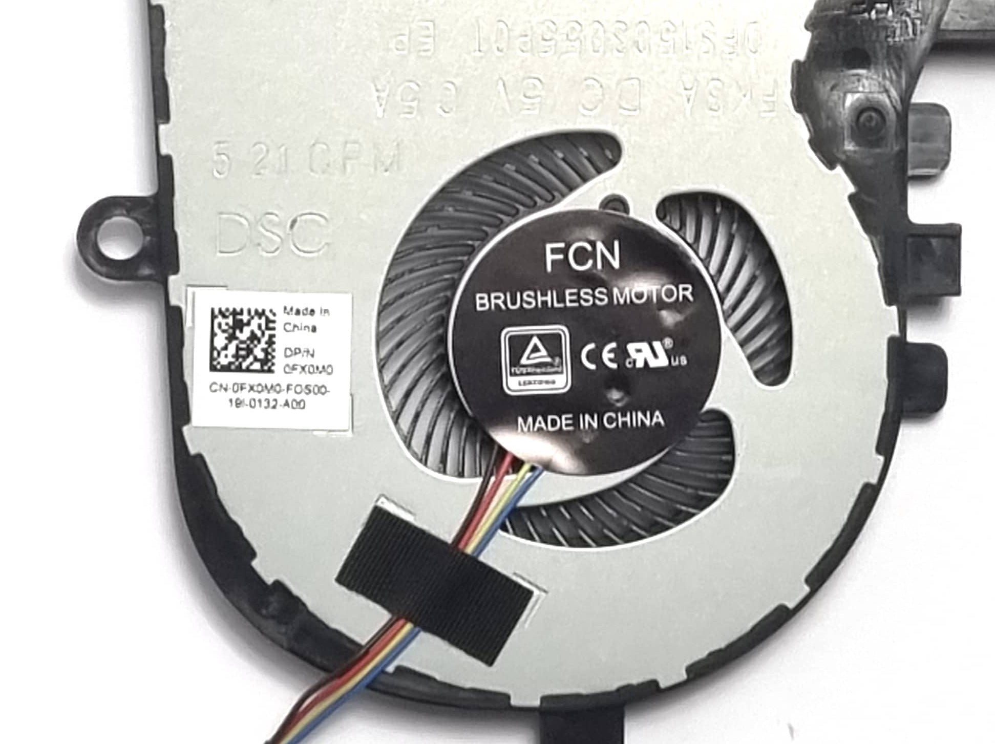 Ventola Fan CPU DELL Inspiron 5770 Latitude 3590 Vostro 3580 - FX0M0 Ventola Fan CPU DELL Inspiron 5770 Latitude 3590 Vostro 3580 - FX0M0