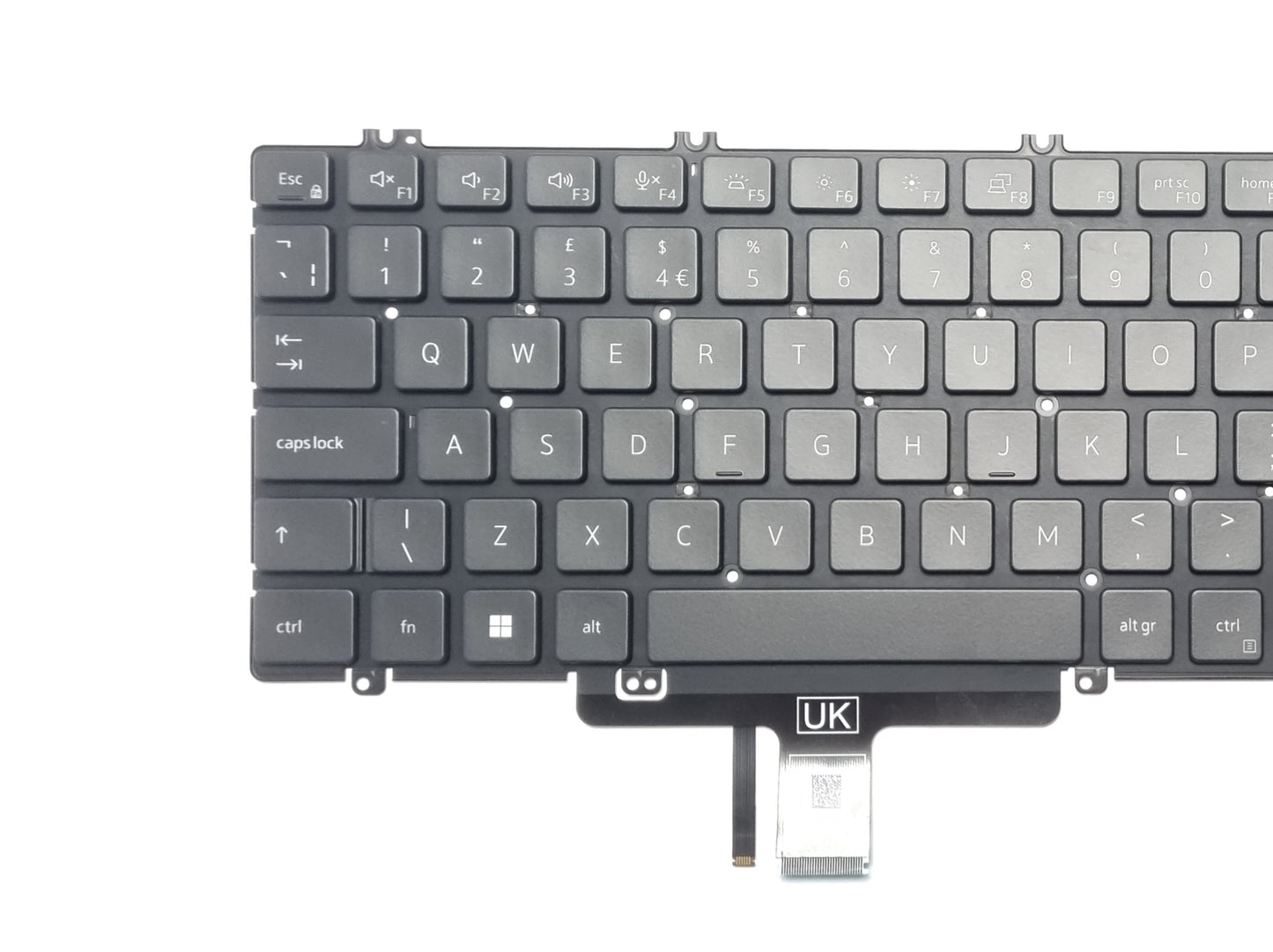 Dell Latitude 5520 5521 Precision 3560 3561 Single Point UK Keyboard