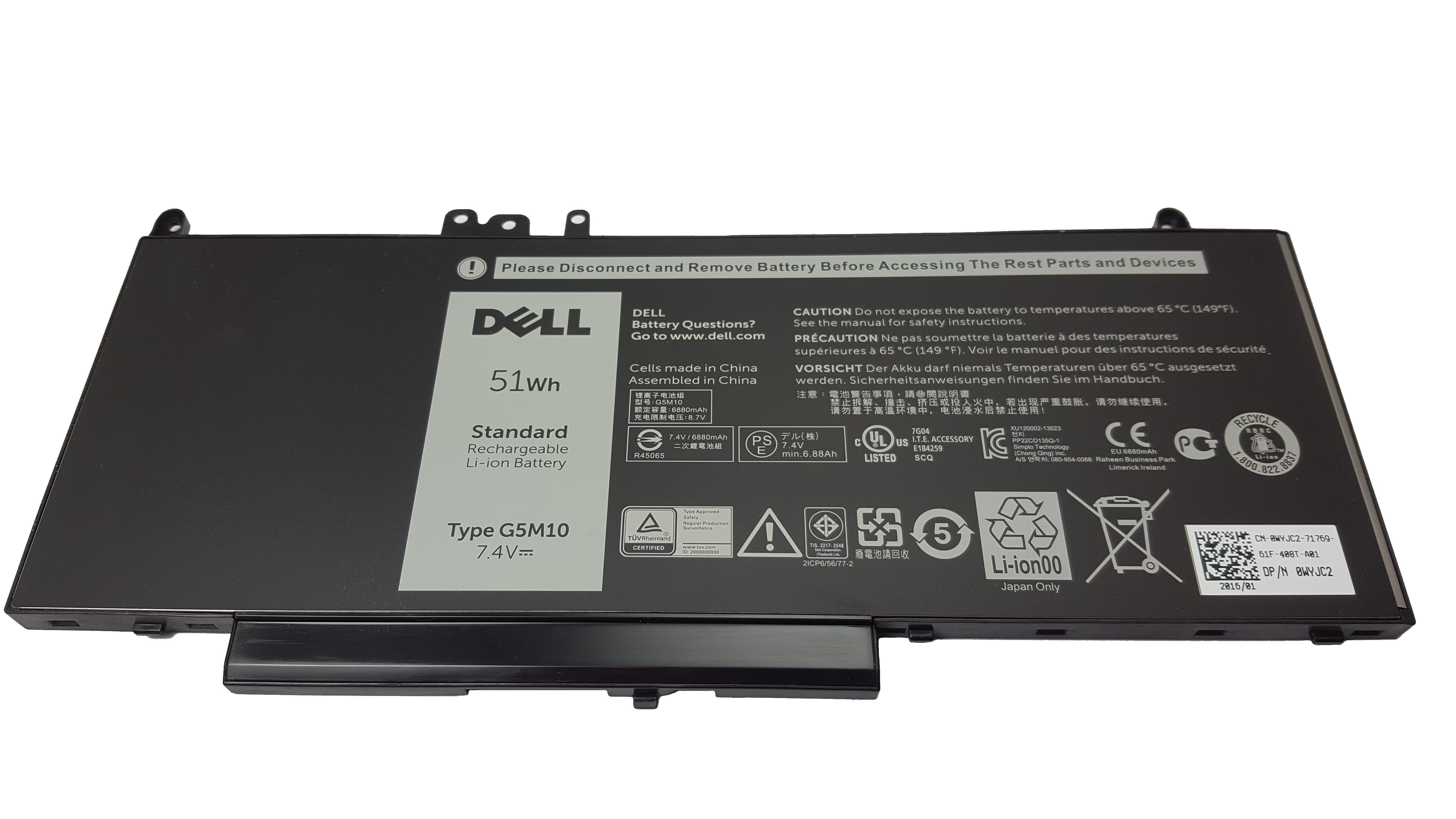 Batería Dell Latitude E5250 De Alta Calidad En México