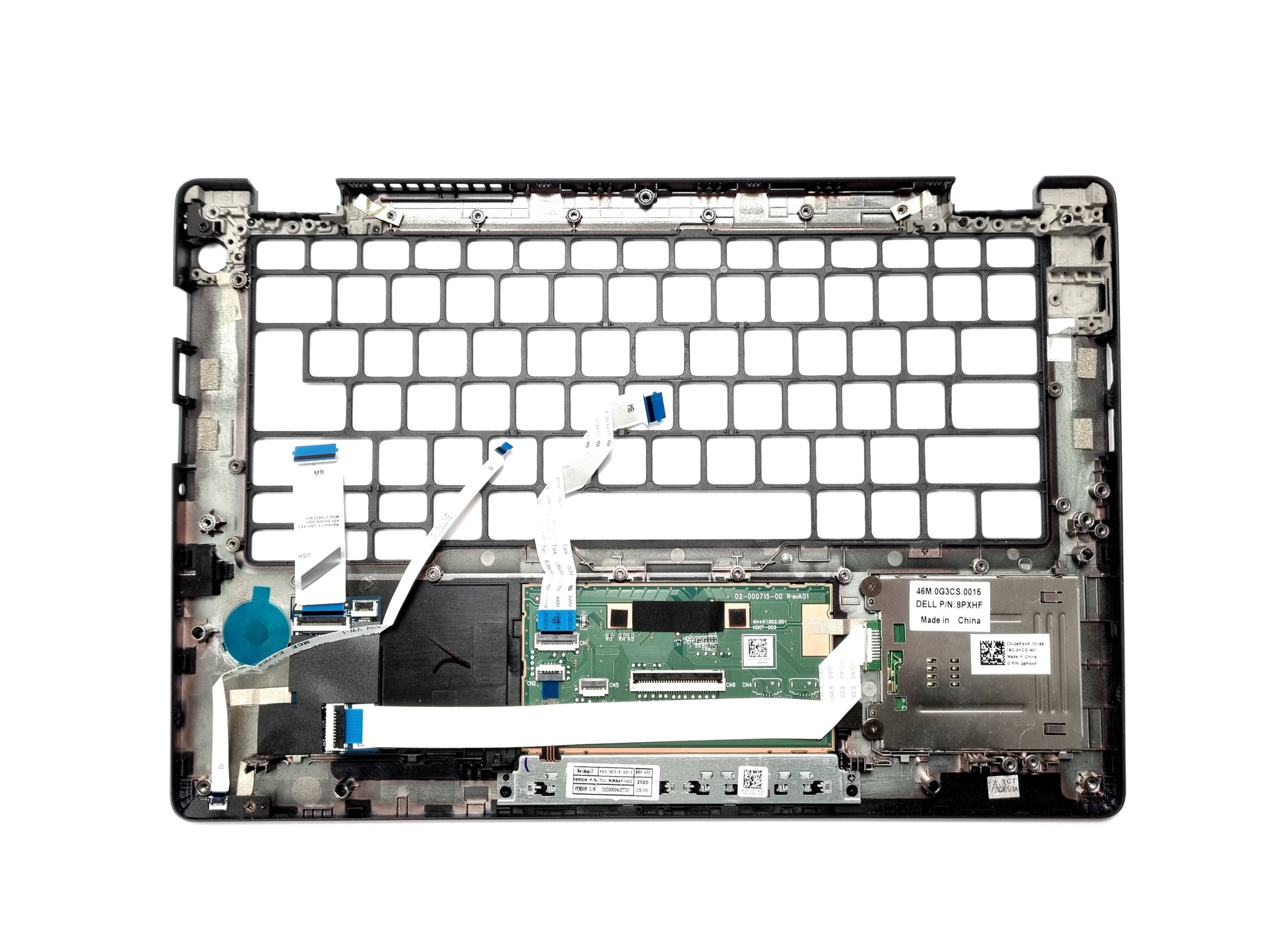 GENUINE Dell Latitude 5300 Single Pointing Palmrest Touchpad Assembly Grey 8PXHF