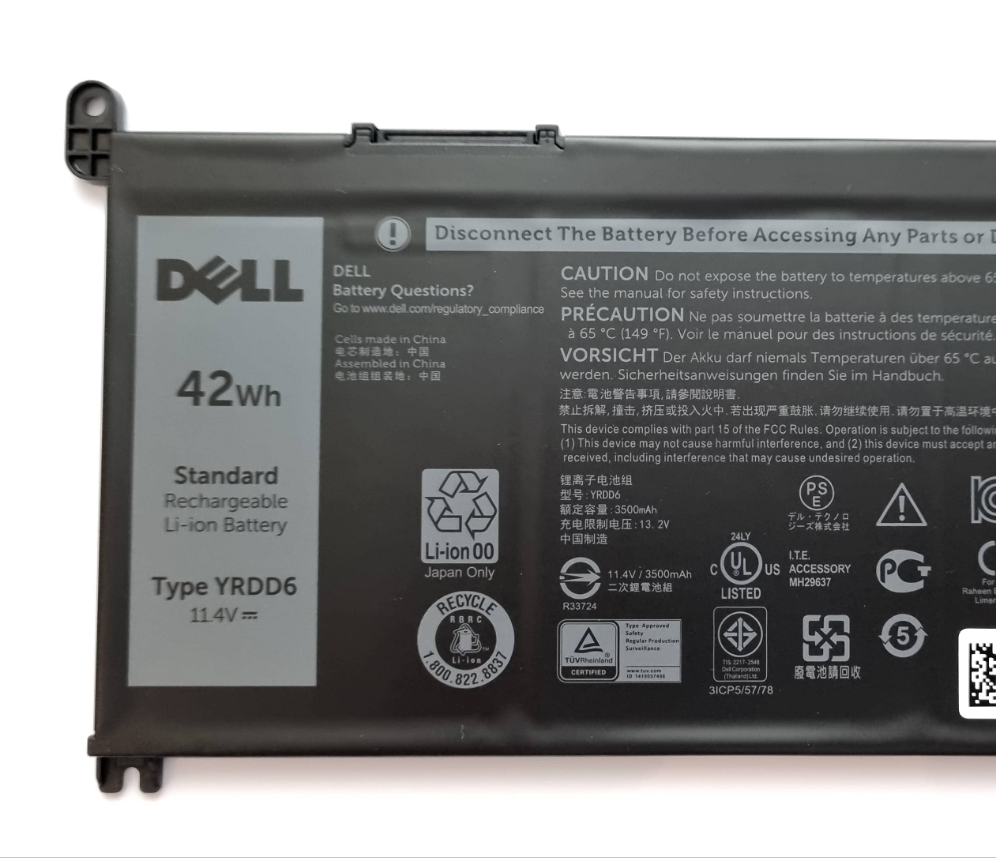 Dell laptop battery yrdd6