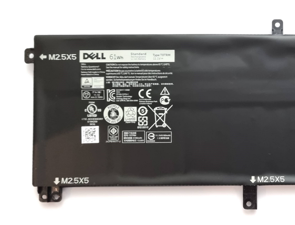 Oem Dell XPS 9530 Precision M3800 6 Cell 61WH Laptop Battery T0TRM H76MY