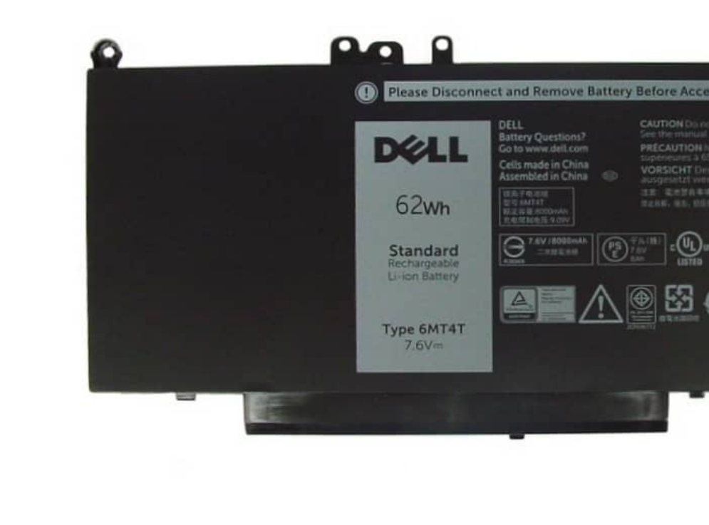 New Dell Latitude / Precision 4 Cell 62Wh Laptop Battery Type 6MT4T HK6DV