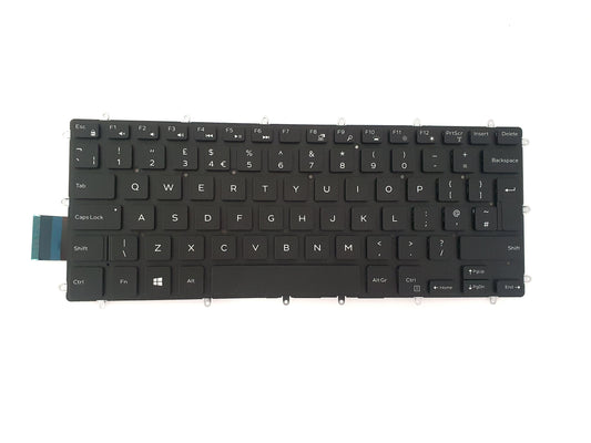 Dell Inspiron 7370 7373 7375 Vostro 5370 5468 5471 Backlit UK Keyboard J8YTG | Black Cat PC