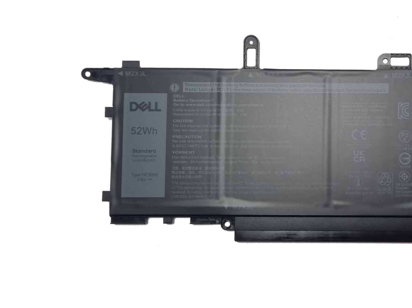 New Dell Latitude 7400 2-in-1, 9410 2-in-1 52Wh 4 Cell Battery NF2MW GJD1V