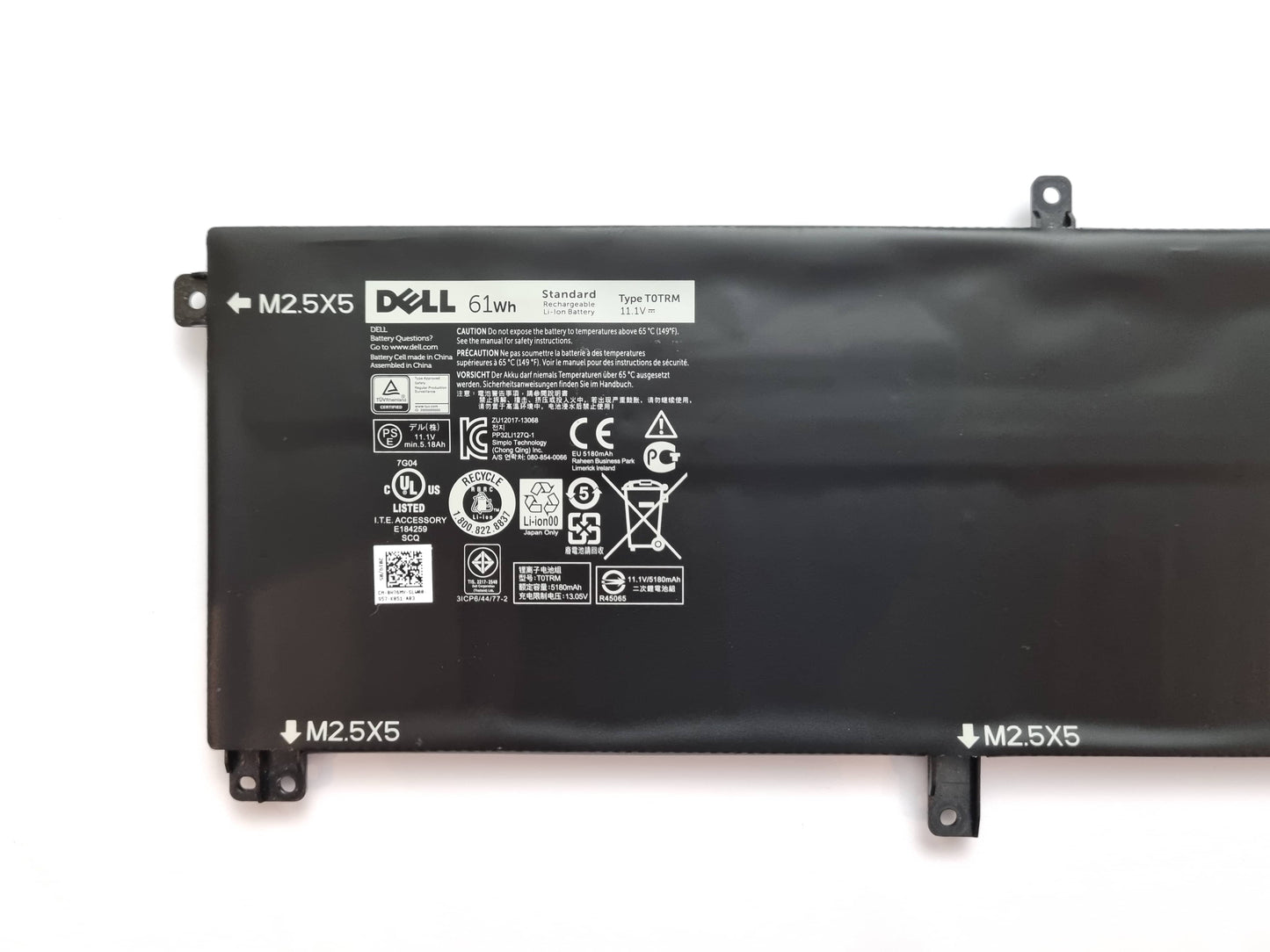 HM6MY Dell Precision M3800 Battery